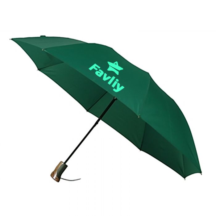 Compact folding umbrella with custom branding - Image 3